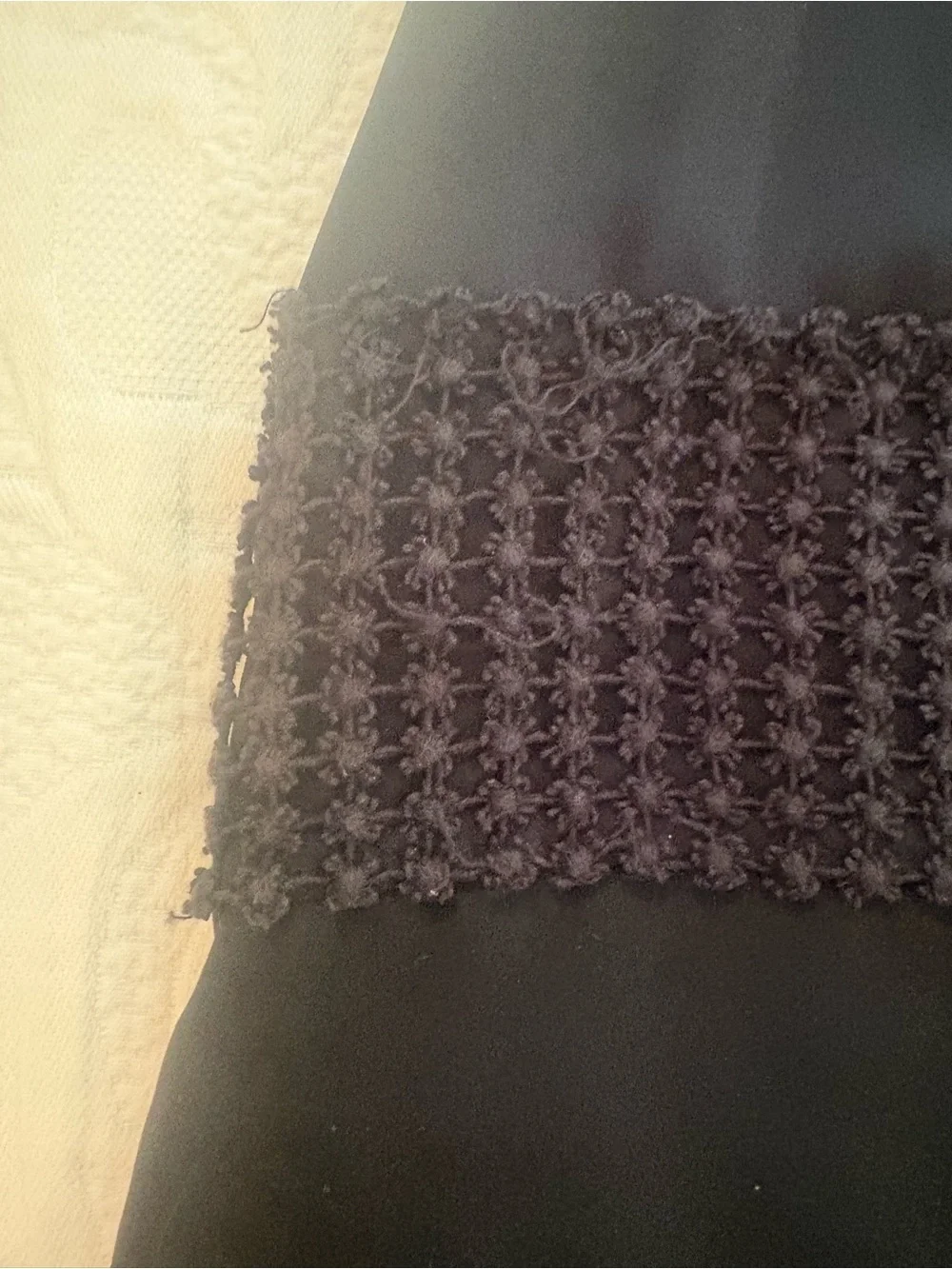 LOFT Black Sleeveless Tiered Textured Blouse